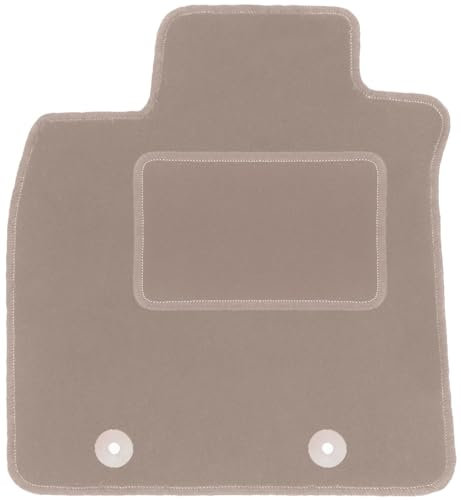 Wielganizator Automatte – Passend für Toyota Avensis III T27 Kombi, Liftback, Limousine 2009-2018 – Velours – Autozubehör - Auto Fußmatten – Fußmatte Auto – 1-teilig - beige