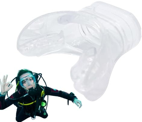 lyanny Mundstück für Tauchgeräte, Atemregler-Mundstück für Taucher, Atemregler-Mundstück aus Silikon für Damen, Weiches, atmungsaktives Mundstück, bequem für Unterwassersportarten wie Schnorcheln und
