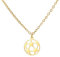 Dreamtimes Fußball Halskette für Frauen Männer Sport Ball Anhänger Halskette Fußball Halskette Trendy Sport Fan Schmuck Kollektion Geschenk für Sportler Freunde (Gold-klein)
