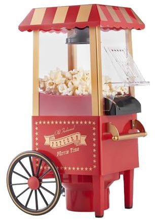 Namvo Popcornmaschine, elektrische Popcornmaschine, hausgemachtes frisches Popcorn in weniger als 3 Minuten, verwendet HEI?Luft, abnehmbare Abdeckung, Partys, Filmabende, Geburtstagsparty-Favorit