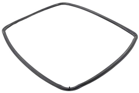 Aspares For Oven Cooker Lower Main Door Seal & Corner Clips Compatible With Zanussi 8090014021