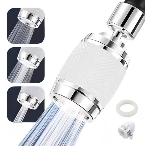 Aireador para Grifo, Filtro Giratorio de 360 °, 3 Modos de Funcionamiento,Filtro Grifo Cocina Fregadero Antical con Conector Impermeable, Conector Universal, para Cocina,Restaurante, Cafetería