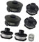 Wivplex Strimmer Spool Line, for Maki-ta 196146-9 195858-1, 1.6mm Trimmer Spool Line, for Maki-ta Akkusense 18V DUR1817 DUR181RF DUR181 Grass Trimmer (6 spools+2 caps) Lawn Mower Spool(BLACK 6 spools+