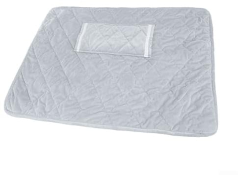 Kabellose USB-Heizdecke, waschbar, konstante Temperatur, elektrische Decke für Zuhause, Outdoor-Aktivitäten, Muskelkater (silbergrau)