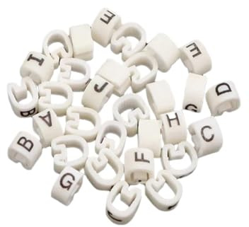 Cable numbering kit, Wire Number and Letter Markers EC Series 0.5-6mm2 Multicolor Pack of 500 Or 1000 Pieces(2.5mm2 500pcs Yn)