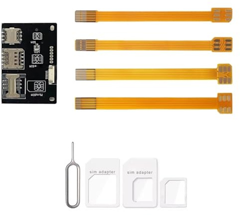 Qomcsrl FPC 5/15cm Flexibles Kabel 4 in 1 Telefon IC-Karten Aktivator Werkzeug für Nano SIM und Micro SIM Karten Konverter