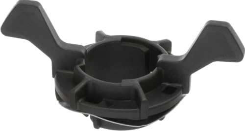 ensipart Verriegelungsmutter für Topf in cookit kompatibel mit BOSCH 10012159 schwarzer Schraubring komplett mit Wellenscheibe für XL-Topf cookit Flügel