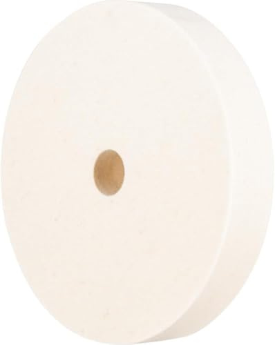 PFERD TOOLS Filzscheibe | 150 x 25 mm, Bohrungs-ø 20 mm, mittelhart | 44367320 – für universelle Polierarbeiten, 150 x 25mm