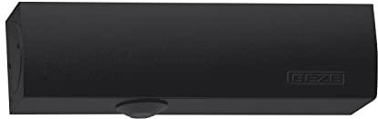Geze - Ferme-porte pour porte coupe feu elliptique ts 3000v - Finition.Noir RAL 9005 -