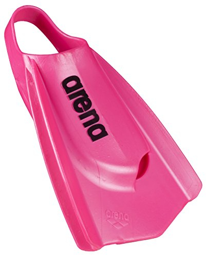 arena Unisex Wettkampf Trainingsflossen Powerfin Pro zur Verbesserung der Beintechnik, Pink (95), 46-47