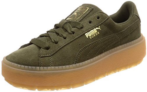Puma Damen Turnschuhe, Olive Night, UK4/EU37