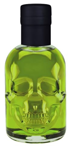 Absinth Skull Totenkopf grün 0,2L Testurteil SEHR GUT(1,4) Maximal erlaubter Thujongehalt 35mg/L 55% Vol