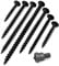 Schnellbauschrauben Rigipsschrauben Gipskarton Schrauben - 500 Stück - 3,9 x 55 mm Grobgewinde + 1 Tiefenstopp-Bit GRATIS (je 1 Bit pro Bestellung) phosphatiert Trockenbauschrauben