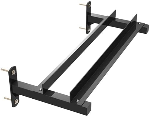 Hantelablage Wandmontierte Hantelablage Fitnessgeräte-Aufbewahrungsregal kann an der Wand aufgehängt werden Ein-Doppelschicht-Display Fitness-Rack-Aufbewahrung platzsparend (ohne Hanteln)-Single layer
