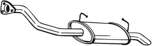 BOSAL 279-649 Endschalldämpfer Endtopf