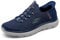 Skechers Summits High Range Herren Sneakers, Navy Mesh Trim, 49.5 EU