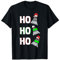 Christmas Party Ho Ho Ho Federball Badminton Weihnachten T-Shirt