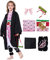 Heionia 6PCS Anime Kostüm Kinder Cosplay Costume Kimono Set für Halloween Carnival (150, Nezuko)