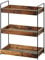 Abnehmbar Küchen Gewürzregal mit 3 Etagen Standregal Moderne Duschablage Praktischer Badezimmer Arbeitsplatte aus Holz für aufbewahrung Organizer Mehrfunktional Unterschrankregal Spülschrankregal