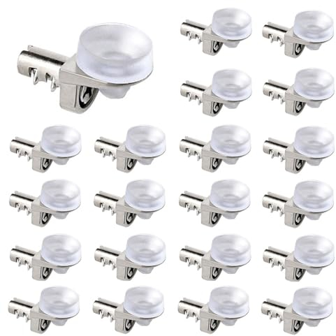 30 Stück Regalbodenträger,Regalbodenträger 5mm,Glasbodenträger,Schrank-Regalklammern,Ersatz für Küchenschrank Regale Für Küchenschrank,Bücherregal,Schrank,Möbelschrank