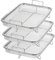 Ctwezoikmt 3 Stück Air Fryer Korb Edelstahl Grillkorb Antihaft Mesh Korb Set Air Fryer Tray Wire Rack für Ofen,