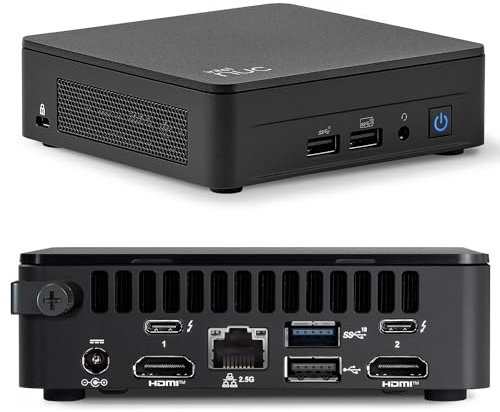 NUC 13 Arena Canyon Il nuovissimo mini PC di 13a generazione NUC13ANKi5 Mini computer desktop barebone/HTPC Core i5-1340P, 12 core di processore (4P+8E), 16 thread, WiFi 6, Bluetooth 5.3