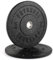 PhysKcal 5kg x 2 Olympic Bumper Plates Set, 2’’ Opening Crumb Rubber Weight Plates, Black Barbell Discs for Strength Training, Barbell Weights Set