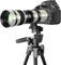 420-800mm F/8.3 Telephoto Lens - Manual Zoom Lenses for Sony E/NEX Mount DSLR Cameras Alpha α7R IV α7 III A9 A7 II A7S A6600 A6500 A6400 A6300 A6100 A6000 A5100 A5000 NEX-6 NEX-5R/5T/5C NEX-3N White