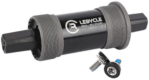 GFDSGRE Movimento Centrale Perno Quadro Movimento Centrale filettato Movimento Centrale con Viti for Movimento Centrale ASSE Cavo for Bici 110,5/113/118/120/122,5/126 mm Movimento Centrale MTB(120MM)