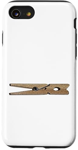 Custodia per iPhone SE (2020) / 7 / 8 Molletta da bucato divertente Pop Art