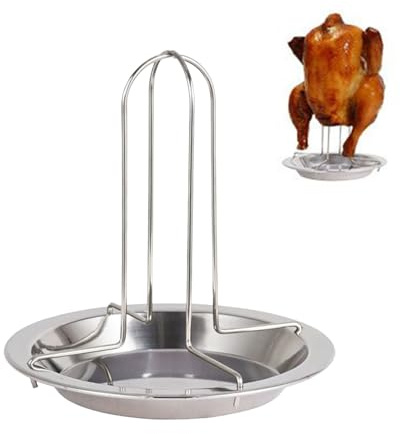 Bierdosen-Hühnerhalter – Vertikaler Bräterständer Aus Edelstahl, Robuster Grill-Hühnerständer | Outdoor-Grill, Camping-Tailgating-Röster Für Grillofen, Hinterhof, Strandparty, Restaurant, Ofennutzung