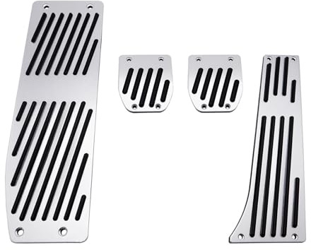 Valtorencia Pedal, passend for BMW, 1 3 5 Serie E81 E82 E87 E88 E30 E36 E46 E90 E91 E92 E93 M3 E34 E39 E60 E61 F10 F11 X1 MT AT Rest Gas- und Bremspedalabdeckungen(MT)
