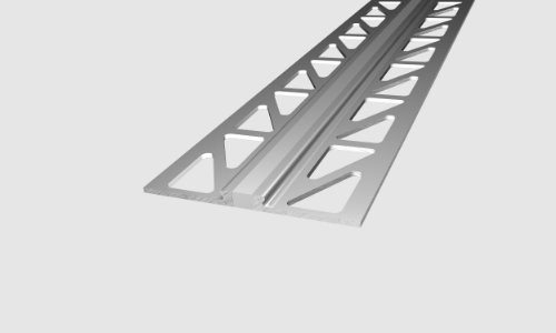 Aluminium-Dehnungsfugenprofil 250cm gestanzt in versch. Größen