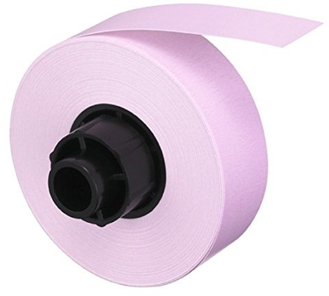 CASIO Labemo XA-9PK1 Papier-Schriftband selbsthaftend 9 mm x 5,0 m schwarz auf blass pink