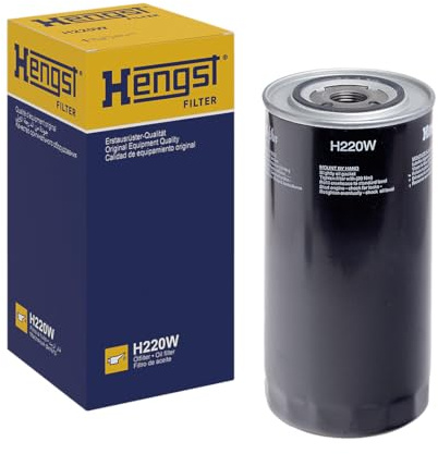 HENGST - Ölfilter H220W - Öl-Anschraubfilter für KFZ | Hochwertiger Motorölfilter für KFZ mit Otto- oder Dieselmotor - Robuster Ölfilter mit hoher Schmutzaufnahmefähigkeit