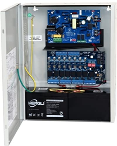 Altronix ACM Series Access Power Controllers with 8 Fused Outputs Power Supply/Chargers, 12/24 VDC, 4/3 Amps (Pack of 1)