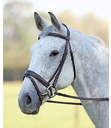Shires Aviemore Comfort Fit Bridle - Havana: Cob