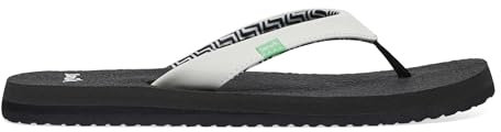 Sanuk Unisex Yoga Serenity 4 Flip Flop, Weiß, 41 EU