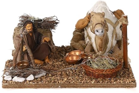 Holyart Kameltreiber 12cm bewegliche Krippenfigur