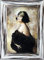 JVmoebel Gemälde Ölbild Ölbilder Rahmen Barock Bilder Portrait eines Mädchens G16194
