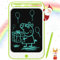 Richgv LCD Schreibtafel 10 Zoll,LCD Writing Tablet,EIN Schlüssel zum Löschen Funktion,Doodle Malen Board, Elektronisches Schreibtablet Ultradünn und tragbar, Lernspielzeuggeschenk für Kinder(Grün-S)