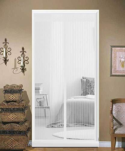 Magic Magnetic Insect Door Net Screen Bug Mosquito Fly Insect Mesh Guard Curtain (White)