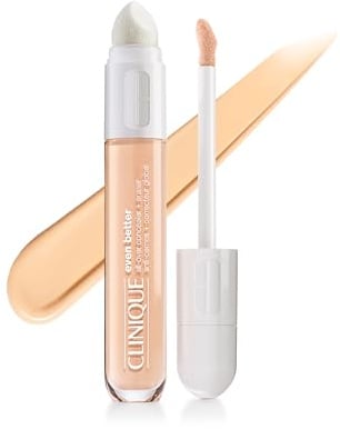 Clinique Even Better™ All-Over Concealer + Eraser | Abdeckstift für dunkle Augenringe, spendet Feuchtigkeit, hellt auf und wirkt abschwellend