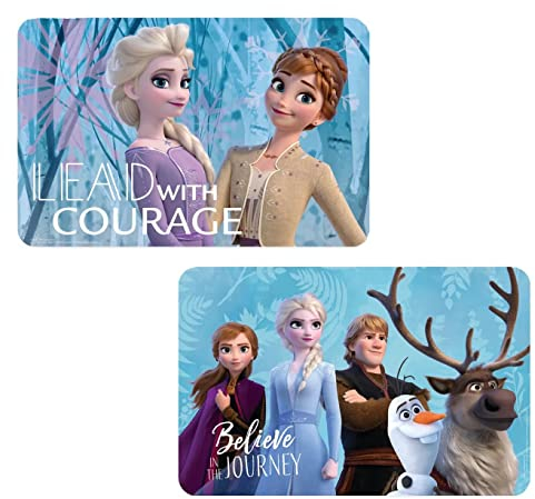 Lot de 2 Sets de Table Reine des Neiges pour Fille