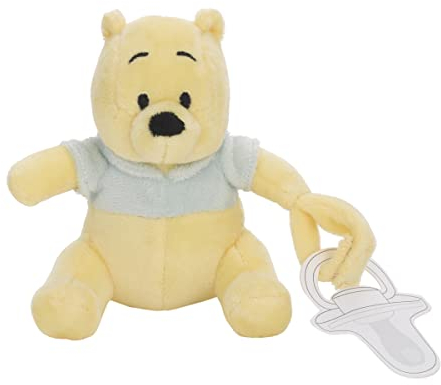 Disney Winnie The Pooh Schnuller, Plüsch, Gelb und Aqua