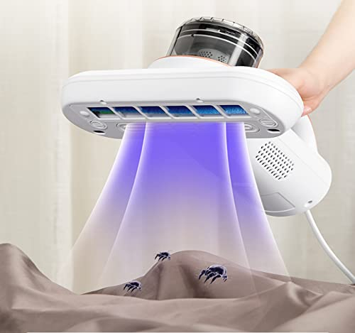 XBSXP Limpiador de colchón y sofá Cama Aspirador de ácaros del Polvo de Mano con filtración HEPA Avanzada para Camas, Almohadas, sofás, alfombras