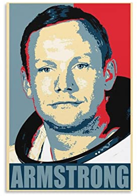 American Astronaut Neil Armstrong Poster Kunst Poster Leinwand Gemälde Dekor Wanddruck Foto Zuhause Moderne dekorative Poster 20 x 30 cm