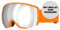 Salomon ATOMIC REVENT L STEREO Skibrille - Orange - Skibrillen mit Blendschutz - Hochwertig verspiegelte Snowboardbrille - Brille mit Live Fit Rahmen - Skibrille mit Doppelscheibe