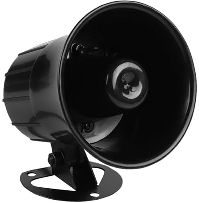 12-Volt-Sirene, 115 DB DC 12-V-Draht Lauter Hupenalarm 220-V-Außenalarm-Autosystem für die Sicherheit Im Freien, Sirenenglocke, Sirenenlautsprecher, Einbrecher