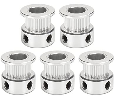 5-Stück iMetrx GT2 Pulley Zahnriemenscheibe Breite 6mm Teeth 16 (Innere Bohrung 5mm) für 3D Drucker Zahnriemenscheibe